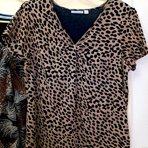 Croft & barrow blowses set (2)size XL - Picture 3 of 8